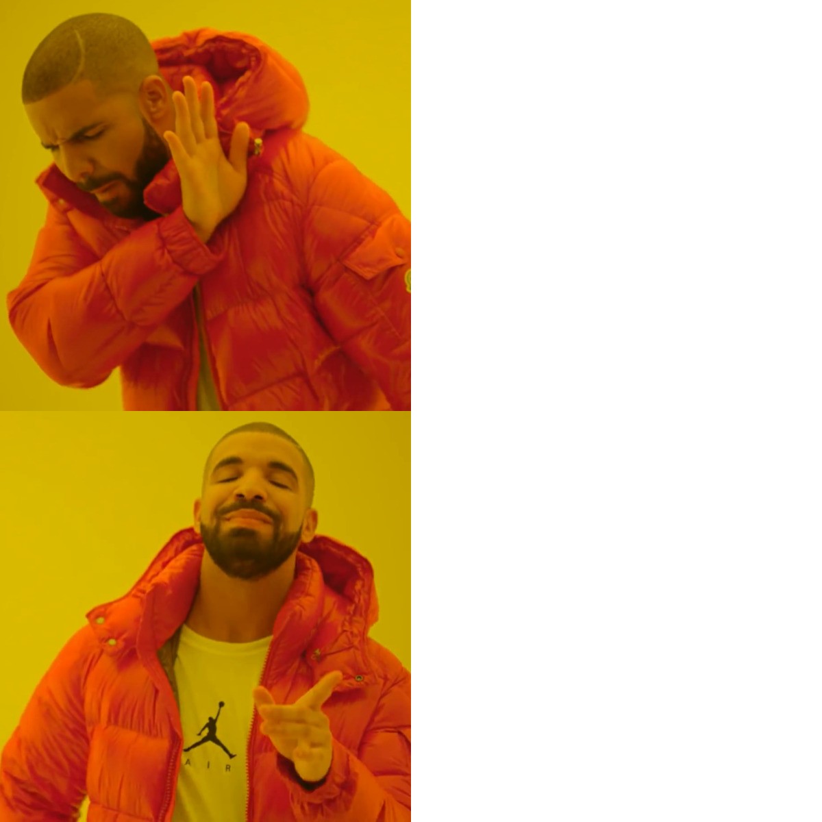 Drake Hotline Bling meme about PrettyLitter