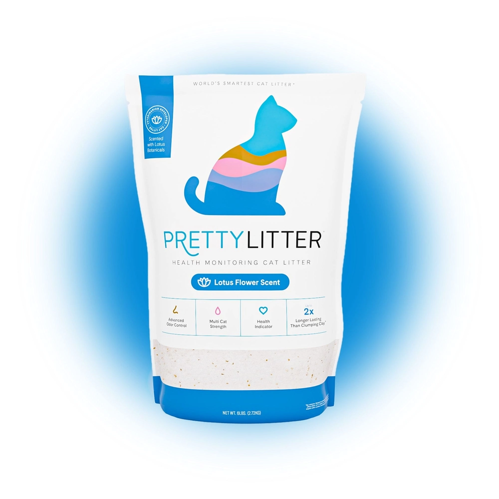 PrettyLitter Lotus Scented Cat Litter, 6lb